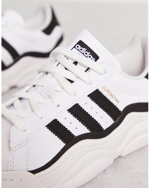 adidas Originals Superstar Millencon Chunky Sneakers in Black | Lyst  Australia