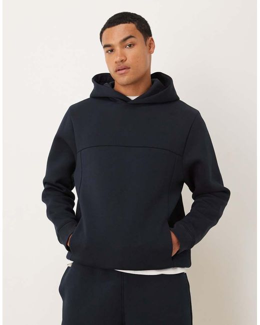 Felpa Con Cappuccio Oversize Pesante di ASOS in Blue da Uomo