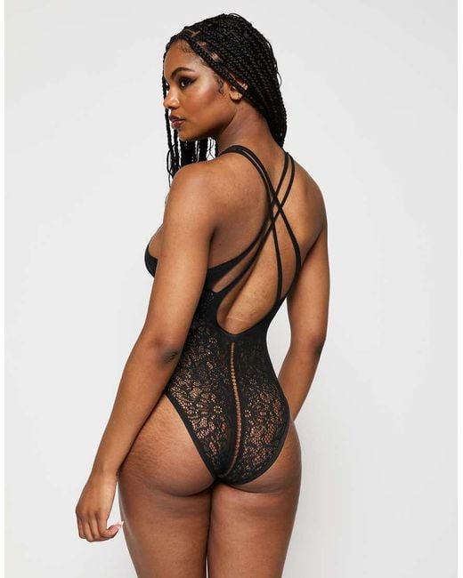 Ann Summers Black Radiance Crotchless Body