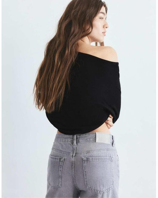 Pull&Bear Black Asymmetric Jumper