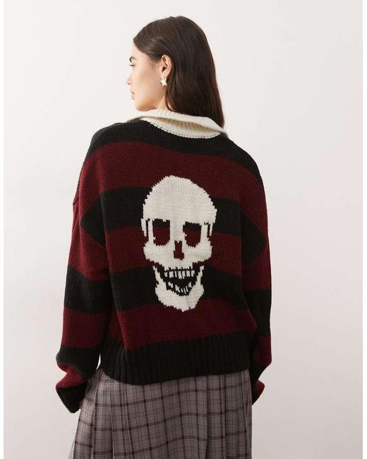 The Ragged Priest Red Trophy Polo Knit