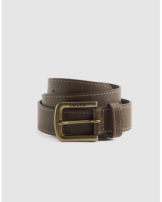 Levi's Brown Loire Leather Belt for men