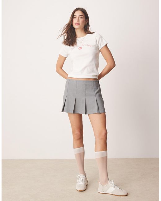 Abercrombie & Fitch Natural – miniskort
