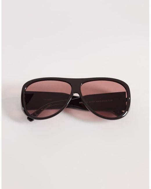 ASOS Pink Oversized Sunglasses for men
