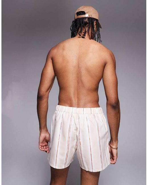 ASOS White Swim Shorts for men