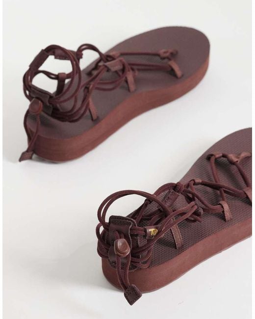 Teva Brown Midform Infinity Sandals