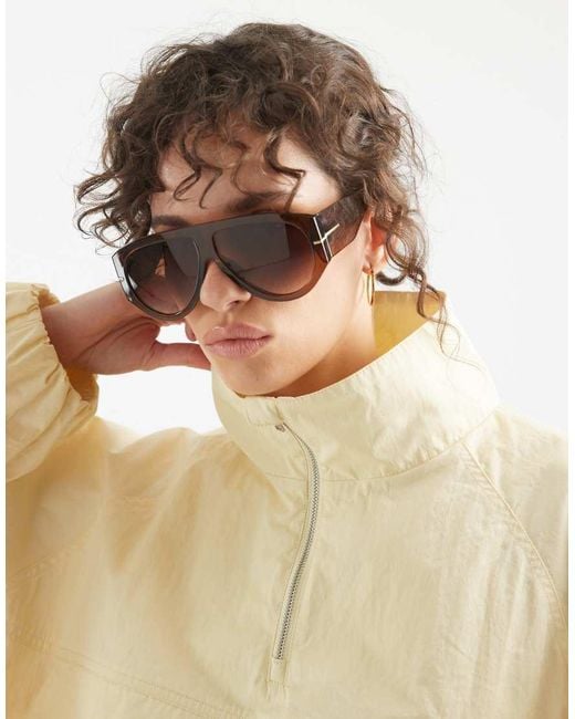 ASOS Natural Oversized Paper Touch Track Jacket