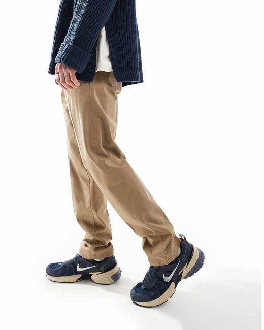 Chino Ampi Affusolati Con Pieghe Sul Davanti di Jack & Jones in Blue da Uomo