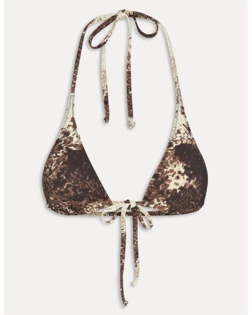Frankie's Bikinis Brown Paradise Reversible Top