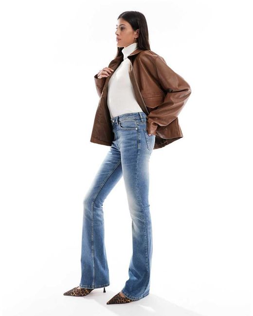 ASOS Blue Asos Design Tall Bootcut Flare Jeans
