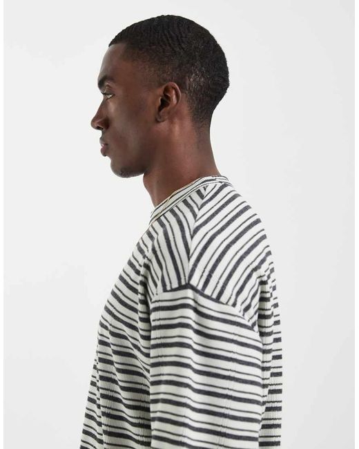ASOS Gray Oversized T-shirt for men