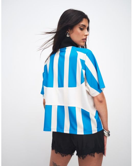 Nike Blue Street Stripe Jersey T-shirt