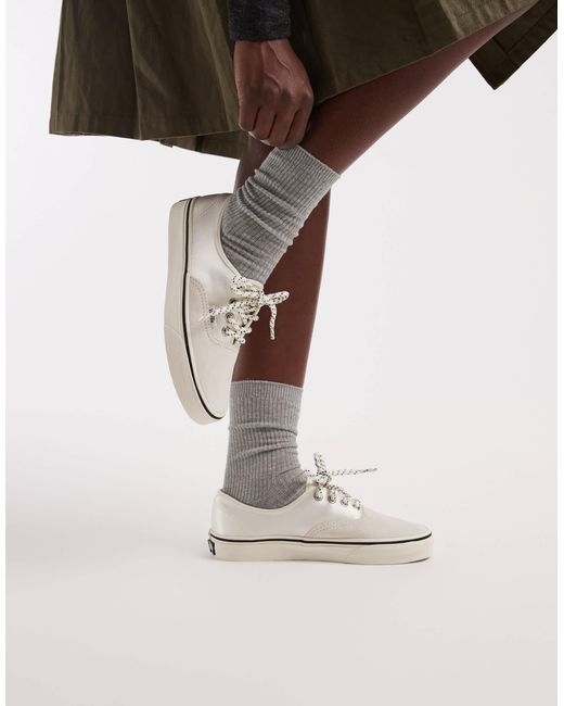 Authentic - baskets - aigrette Vans en coloris White