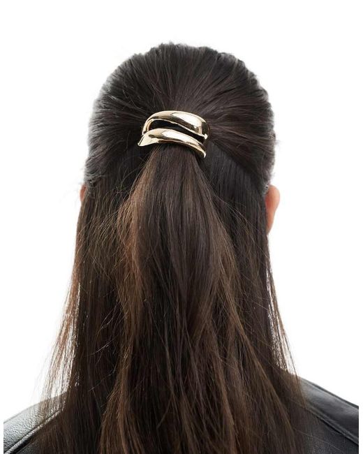 ASOS Black Hairband Cuff With Minimal Detail