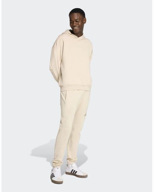 Adidas Originals Natural Soft Lux Hoodie for men
