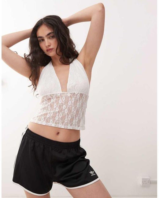 Collusion Pink Lace Halter Top
