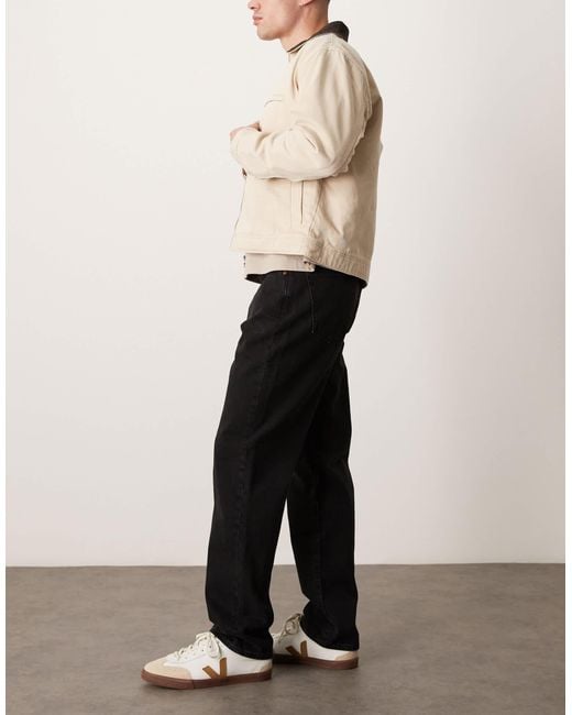 Abercrombie & Fitch Natural Lightweight Loose Fit Jeans for men