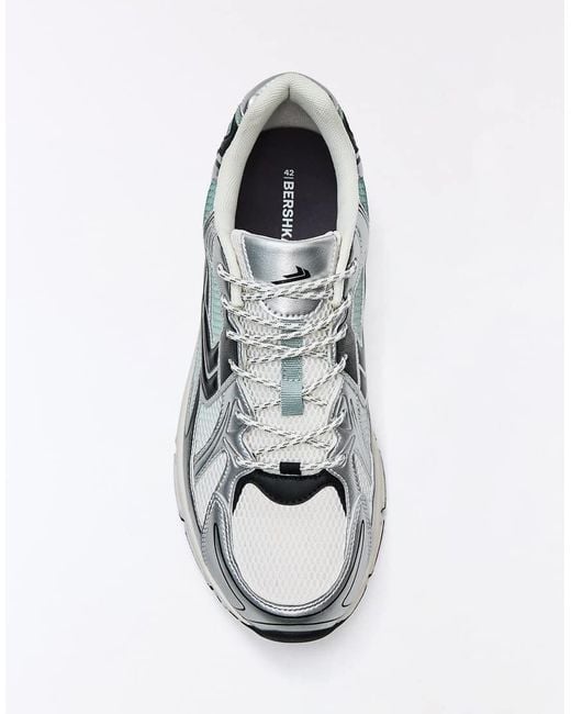 Bershka White Multi-piece Trainers for men