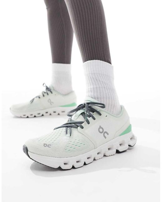 Zapatillas De Deporte Grises Y Verdes De Entrenamiento Cloud X 4 Performance De On On Shoes de color Metallic