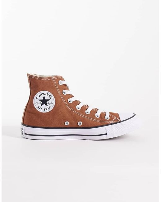 Converse White Chuck Taylor All Star Hi Trainers