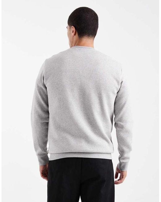 Only & Sons White Crew Neck Sweat for men