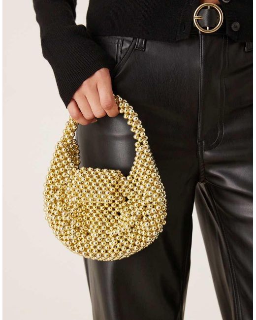 Sister Jane Black Beaded Bag