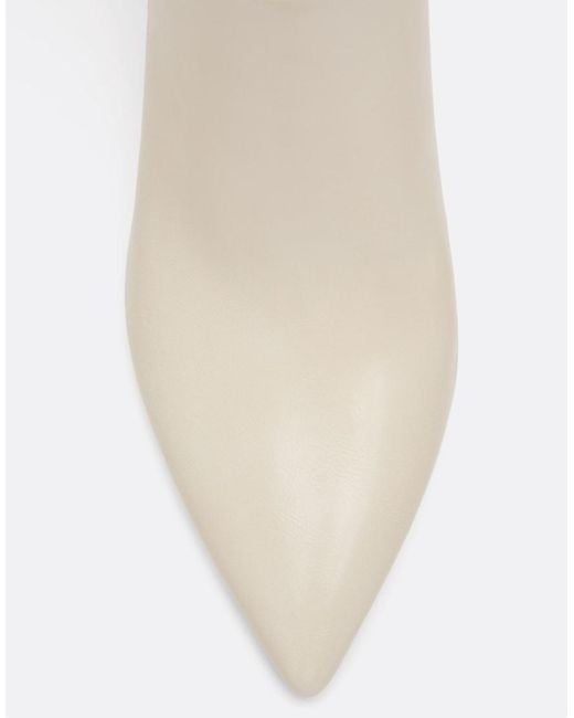 Stradivarius White High-heeled Boots