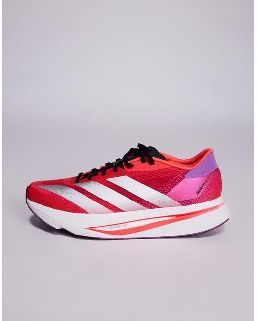 Adidas Originals Red Adidas Running Adizero Sl 2 Trainers for men