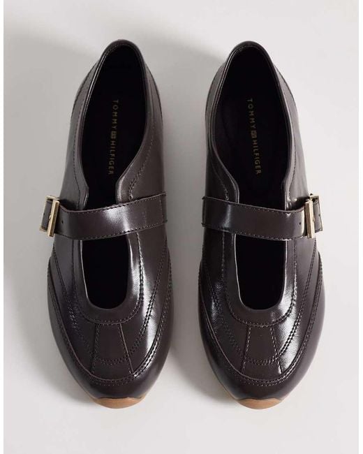 Tommy Hilfiger Brown Ballet Mary Jane Trainer