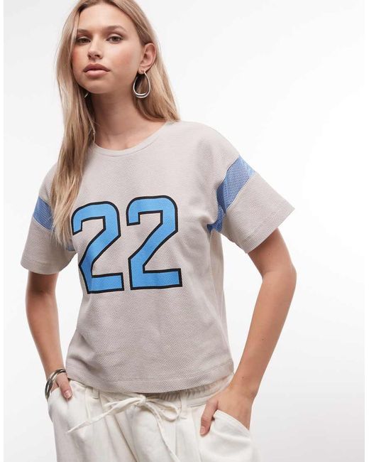 Reclaimed Vintage Blue Collegiate Tee