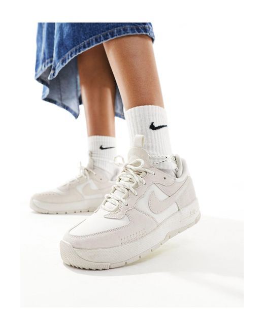 Nike Blue – air force 1 wild – unisex-sneaker