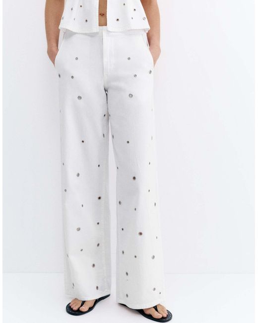 Pull&Bear White – hose