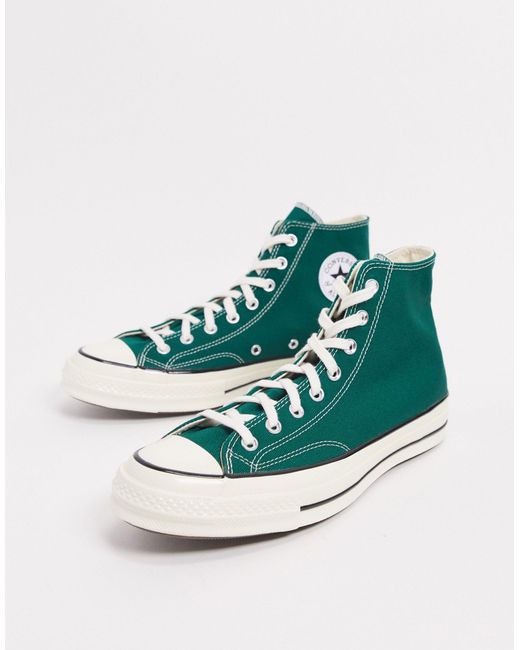 Zapatillas hi-top en verde oscuro Chuck 70 de Converse de hombre de color Green