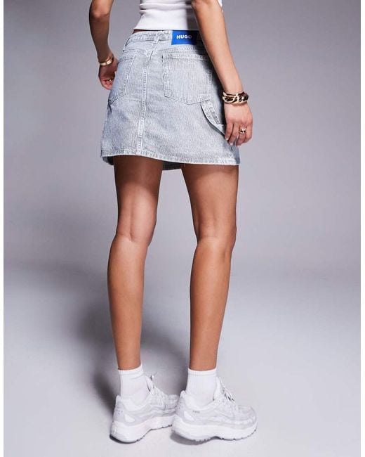 HUGO Denim Rok in het Blue