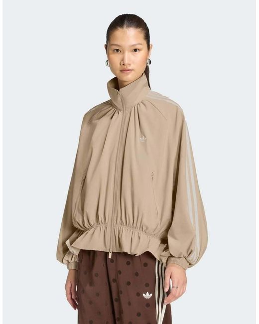 Adidas Originals Natural Blousy Oversized Track Top
