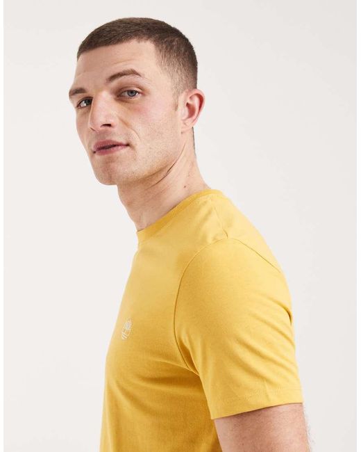 Timberland Yellow Dunstan River Short-Sleeve T-Shirt for men