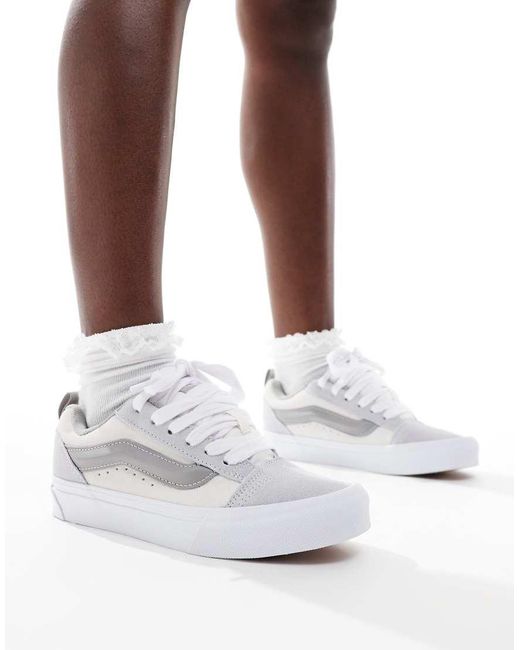 Vans White Knu Skool Chunky Trainers