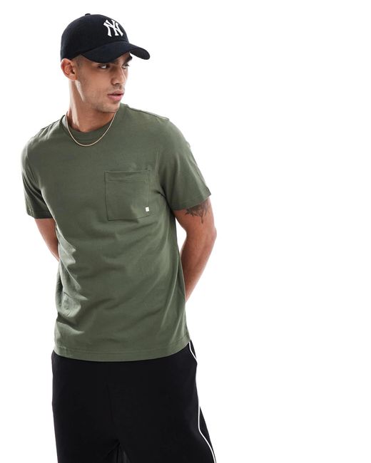 Farah – stacy – t-shirt in Green für Herren