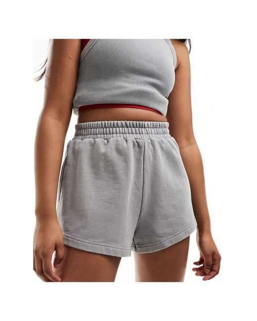 ASOS 4505 Gray Icon Sweat Runner Short With Quick Dry