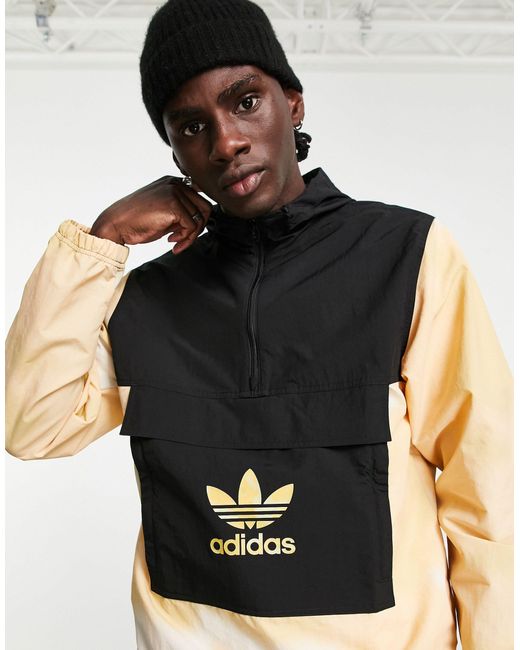 adidas Originals Synthetisch Windjack Zonder Sluiting Met Camouflageprint  in het Zwart voor heren - Lyst