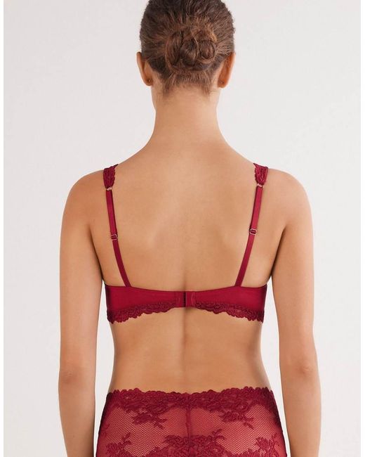Intimissimi Red Pretty Flowers Sofia Balconette Bra