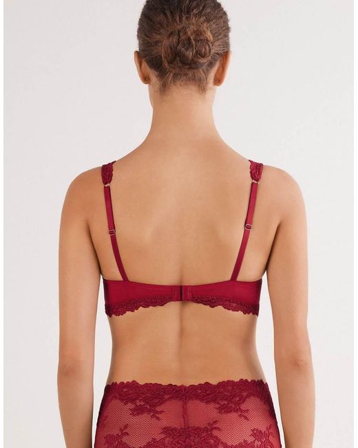 Intimissimi Red Pretty Flowers Sofia Balconette Bra