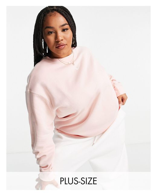nike swoosh oversized sweatshirt