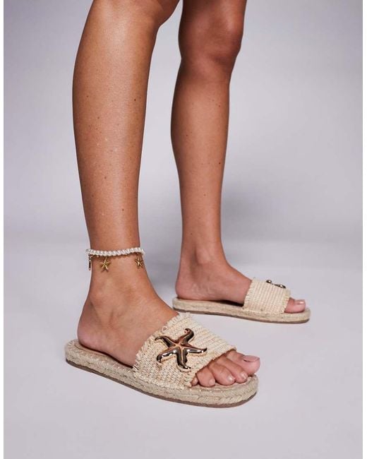 South Beach Multicolor Sandal With Starfish