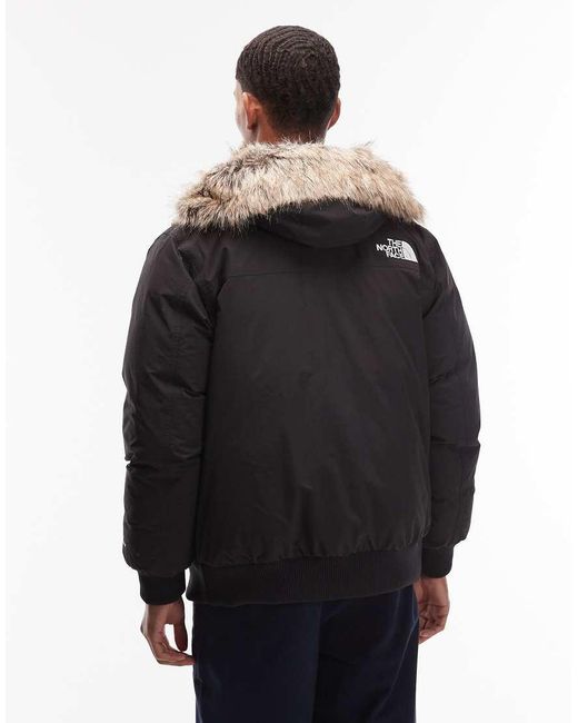The North Face Black Mcmurdo Faux Fur Hooded Down Bomber for men