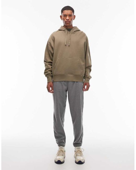 The North Face Natural Glacier Fleece Logo Trackies for men