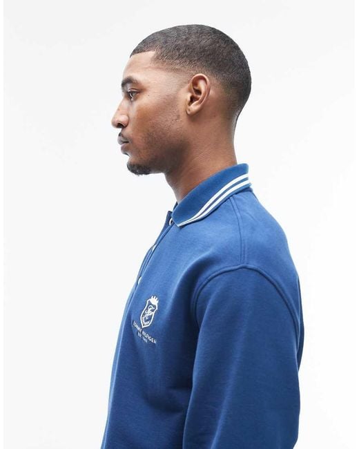 Tommy Hilfiger Blue Country Club Rugby Shirt Co-ord for men