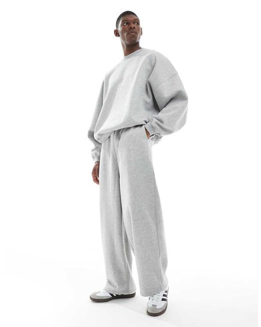 ASOS White Essentials Loose Fit Trackies for men