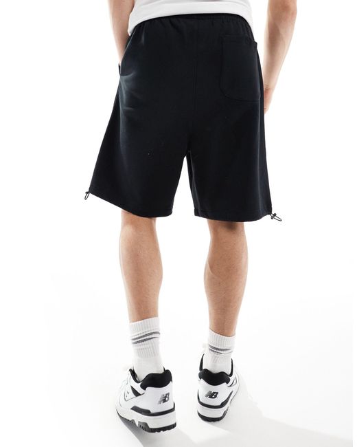 ASOS – oversize-shorts in Black für Herren
