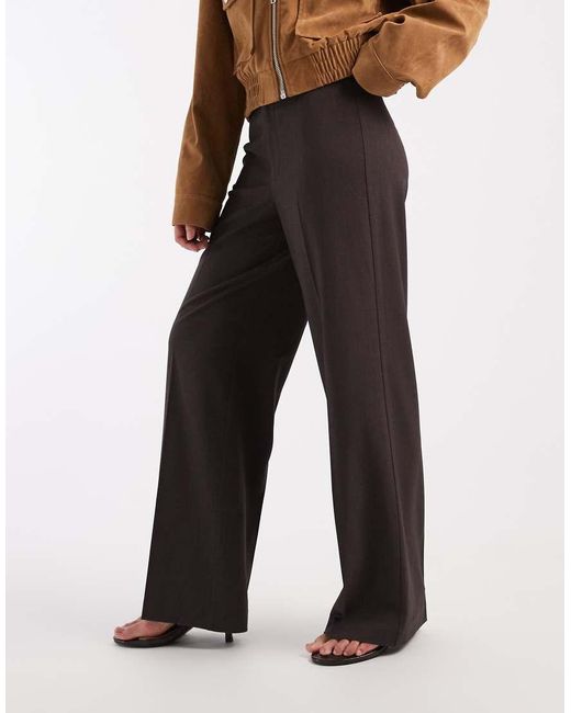 Vero Moda Multicolor Mid Waist Straight Leg Crease Front Trouser